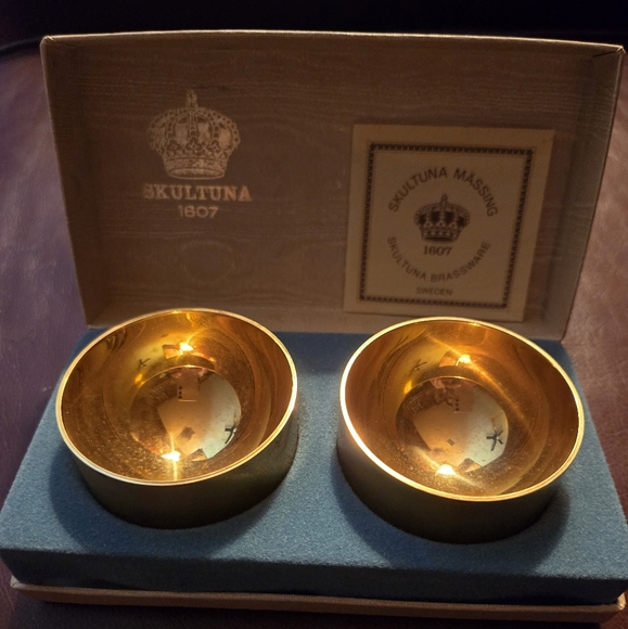 SKULTANA MASSING SWEDEN Drinking cup gilt with 24 karat gold by Pierre Forssell - Picture 2 of 7